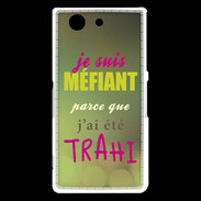 Coque Sony Xperia Z3 Compact Méfiant trahis ZG