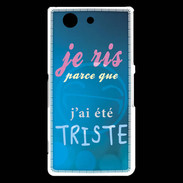 Coque Sony Xperia Z3 Compact Triste ZG