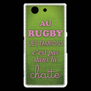 Coque Sony Xperia Z3 Compact Rugby Tampons ZG