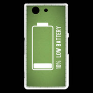 Coque Sony Xperia Z3 Compact Low Battery vert ZG