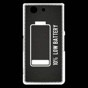 Coque Sony Xperia Z3 Compact Low Battery noir ZG