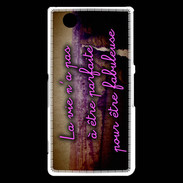 Coque Sony Xperia Z3 Compact Vie Parfaite ZG