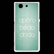 Coque Sony Xperia Z3 Compact Apéro bédo dodo Vert ZG