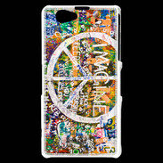 Coque Sony Xperia Z1 Compact Symbole de la paix Imagine