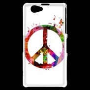 Coque Sony Xperia Z1 Compact Symbole de la paix 5