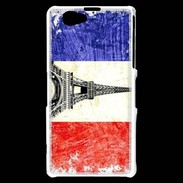 Coque Sony Xperia Z1 Compact Drapeau français vintage 2