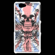 Coque Sony Xperia Z1 Compact Tête de mort Angleterre