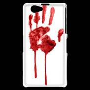 Coque Sony Xperia Z1 Compact Trace de sang