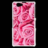 Coque Sony Xperia Z1 Compact Tapisserie de roses