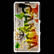 Coque Sony Xperia Z1 Compact Rasta Ganja