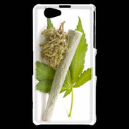 Coque Sony Xperia Z1 Compact Feuille de cannabis 5