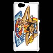 Coque Sony Xperia Z1 Compact Rasta DJ Jamaïca
