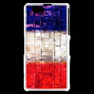 Coque Sony Xperia Z1 Compact Drapeau français vintage