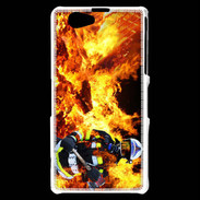 Coque Sony Xperia Z1 Compact Pompier soldat du feu