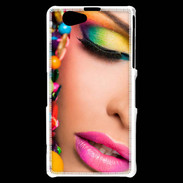 Coque Sony Xperia Z1 Compact Joli maquillage 5