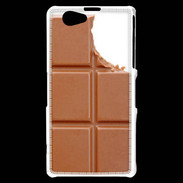 Coque Sony Xperia Z1 Compact Tablette chocolat au lait