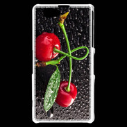 Coque Sony Xperia Z1 Compact Duo de Cerises sous la pluie