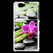 Coque Sony Xperia Z1 Compact Orchidée Zen 11