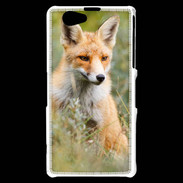 Coque Sony Xperia Z1 Compact Portrait d'un renard
