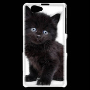 Coque Sony Xperia Z1 Compact Petit chaton noir