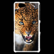 Coque Sony Xperia Z1 Compact Portrait d'un léopard