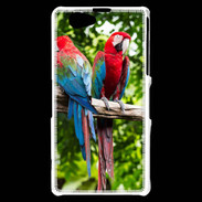 Coque Sony Xperia Z1 Compact Couple de macaw