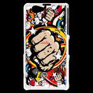 Coque Sony Xperia Z1 Compact Graffiti free fight