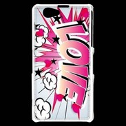 Coque Sony Xperia Z1 Compact Love graffiti 2