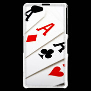Coque Sony Xperia Z1 Compact Poker 4 as