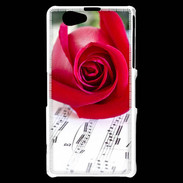 Coque Sony Xperia Z1 Compact La musique en rose