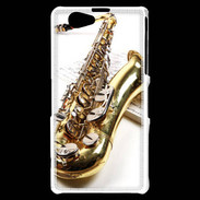 Coque Sony Xperia Z1 Compact Saxophone et partitions