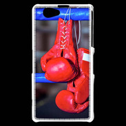 Coque Sony Xperia Z1 Compact Paire de gants de boxe rouge