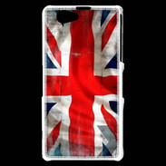 Coque Sony Xperia Z1 Compact Drapeau anglais grunge