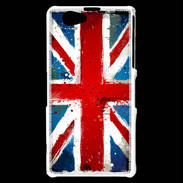 Coque Sony Xperia Z1 Compact Tag Drapeau Anglais