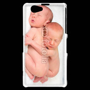 Coque Sony Xperia Z1 Compact Duo de bébés qui dorment