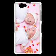 Coque Sony Xperia Z1 Compact Jumeaux avec bonbons