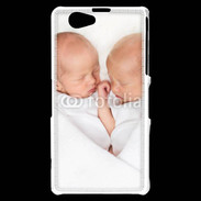 Coque Sony Xperia Z1 Compact Duo de bébés qui dorment 2
