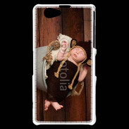 Coque Sony Xperia Z1 Compact Bébé dormant sur une bassine