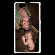 Coque Sony Xperia Z1 Compact Jumeaux dormant dans des caisses