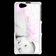 Coque Sony Xperia Z1 Compact Bébé ailes d'ange rose
