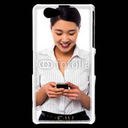 Coque Sony Xperia Z1 Compact Femme asie glamour