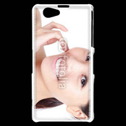 Coque Sony Xperia Z1 Compact Femme asiatique glamour et souriante