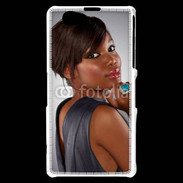 Coque Sony Xperia Z1 Compact Femme africaine glamour et sexy 2
