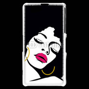 Coque Sony Xperia Z1 Compact Femme Afrique 3