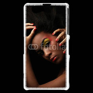 Coque Sony Xperia Z1 Compact Femme africaine glamour et sexy 6