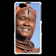 Coque Sony Xperia Z1 Compact Femme tribu afrique
