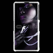 Coque Sony Xperia Z1 Compact Femme africaine glamour et sexy 7