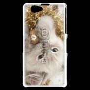 Coque Sony Xperia Z1 Compact Chat Noël
