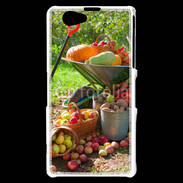 Coque Sony Xperia Z1 Compact fruits et légumes d'automne