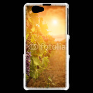 Coque Sony Xperia Z1 Compact Automne, vignes, couché de soleil